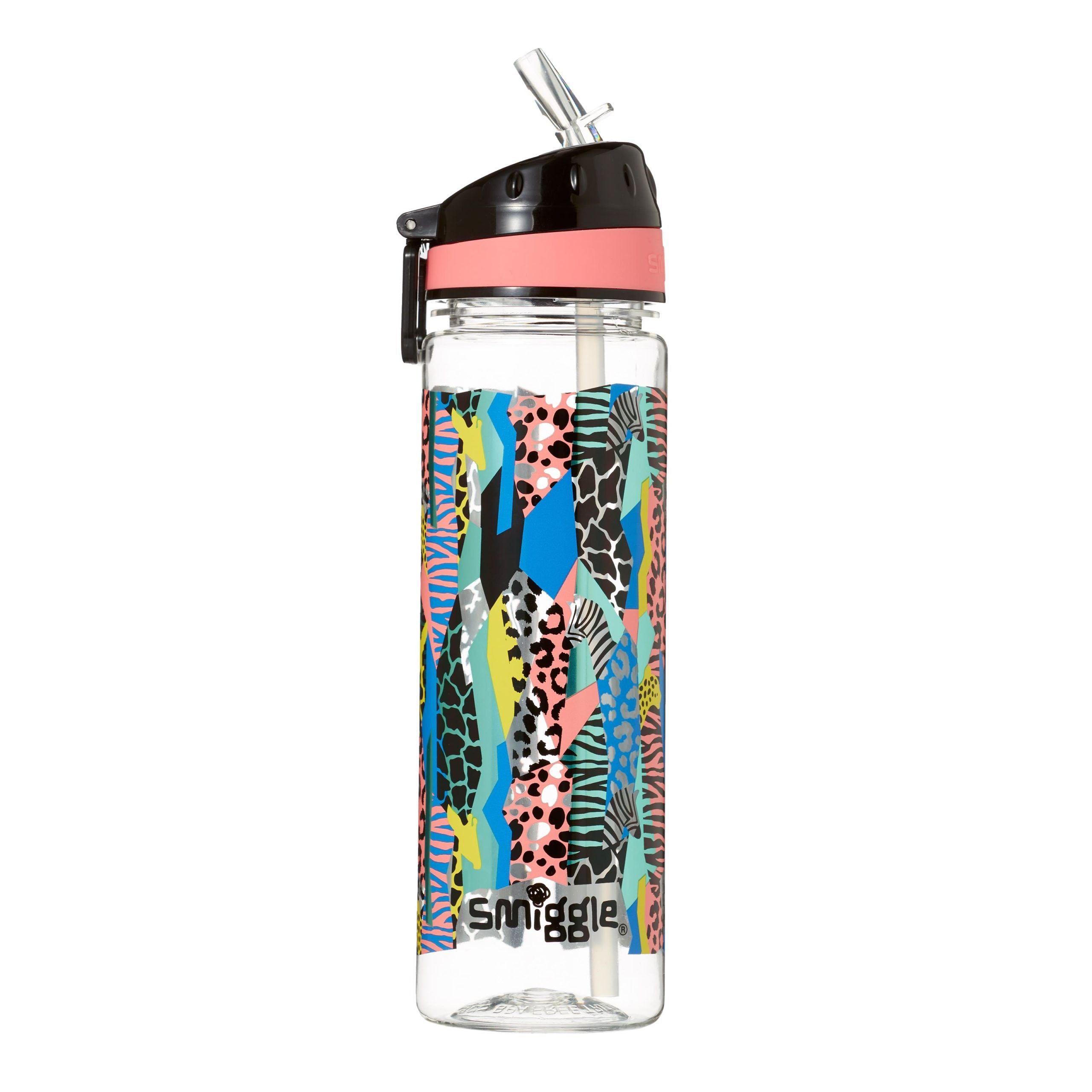 Smiggle - Illusion Pipetli 650ML BPA İçermeyen Suluk-Dinossi