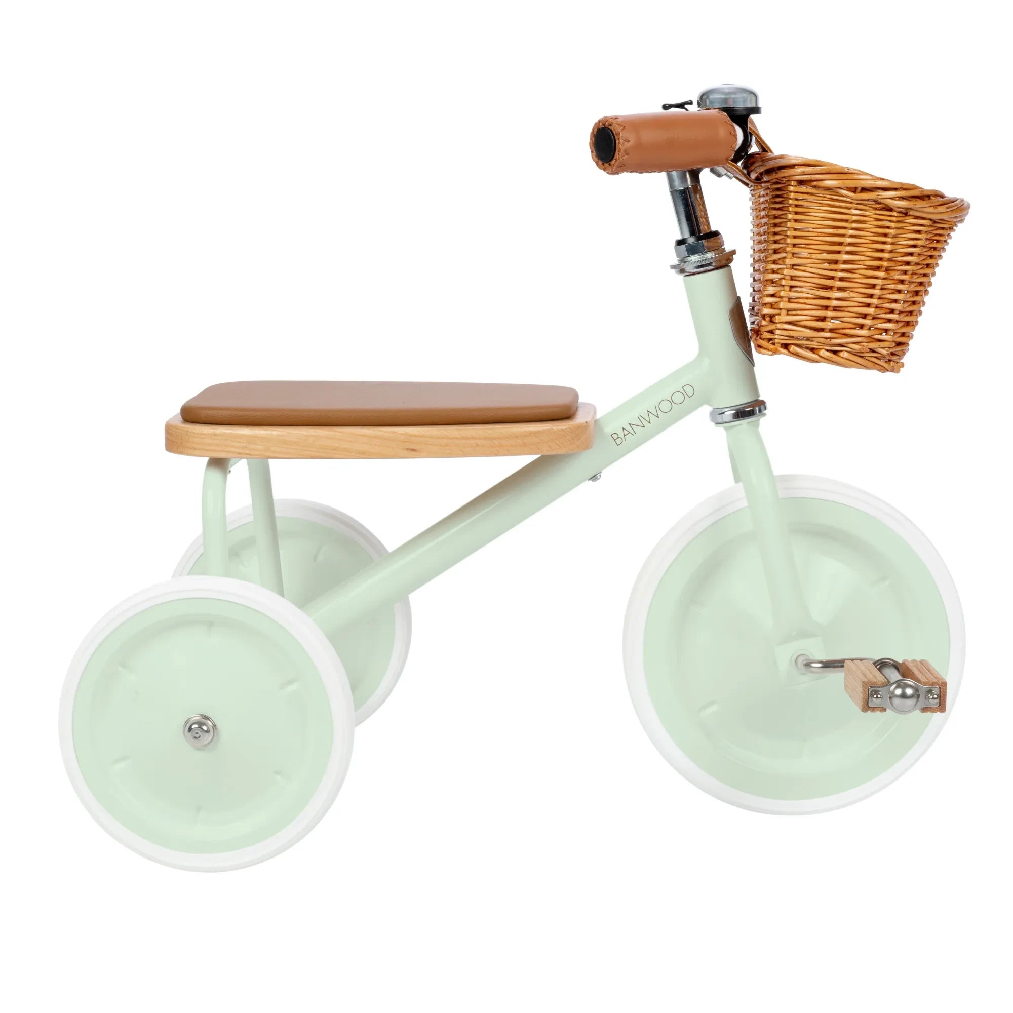 Banwood - Metal and Wood Three-Wheel Bicycle | Mint Green