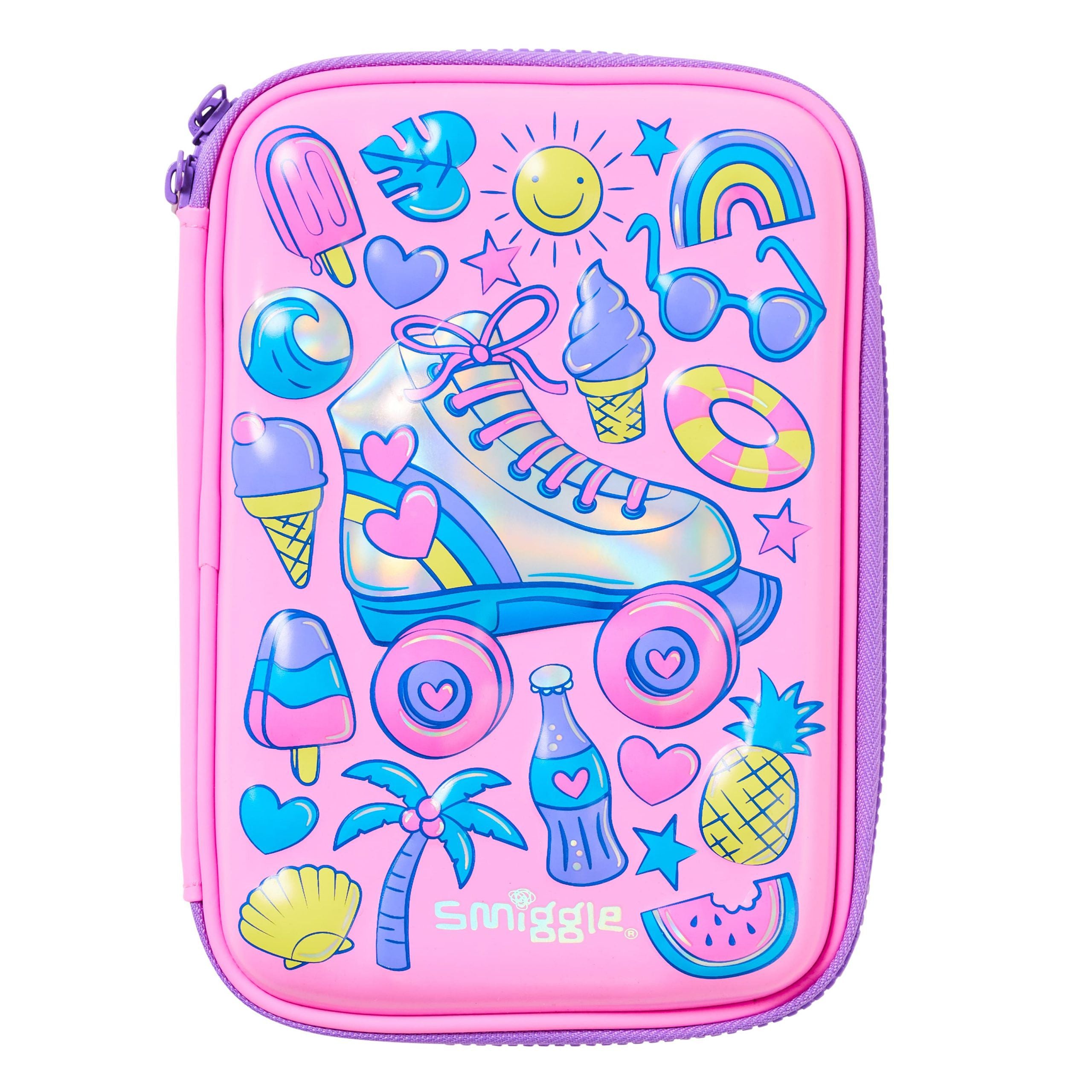 Smiggle - Oh Yeah Hardtop Kalem Kutusu-Dinossi