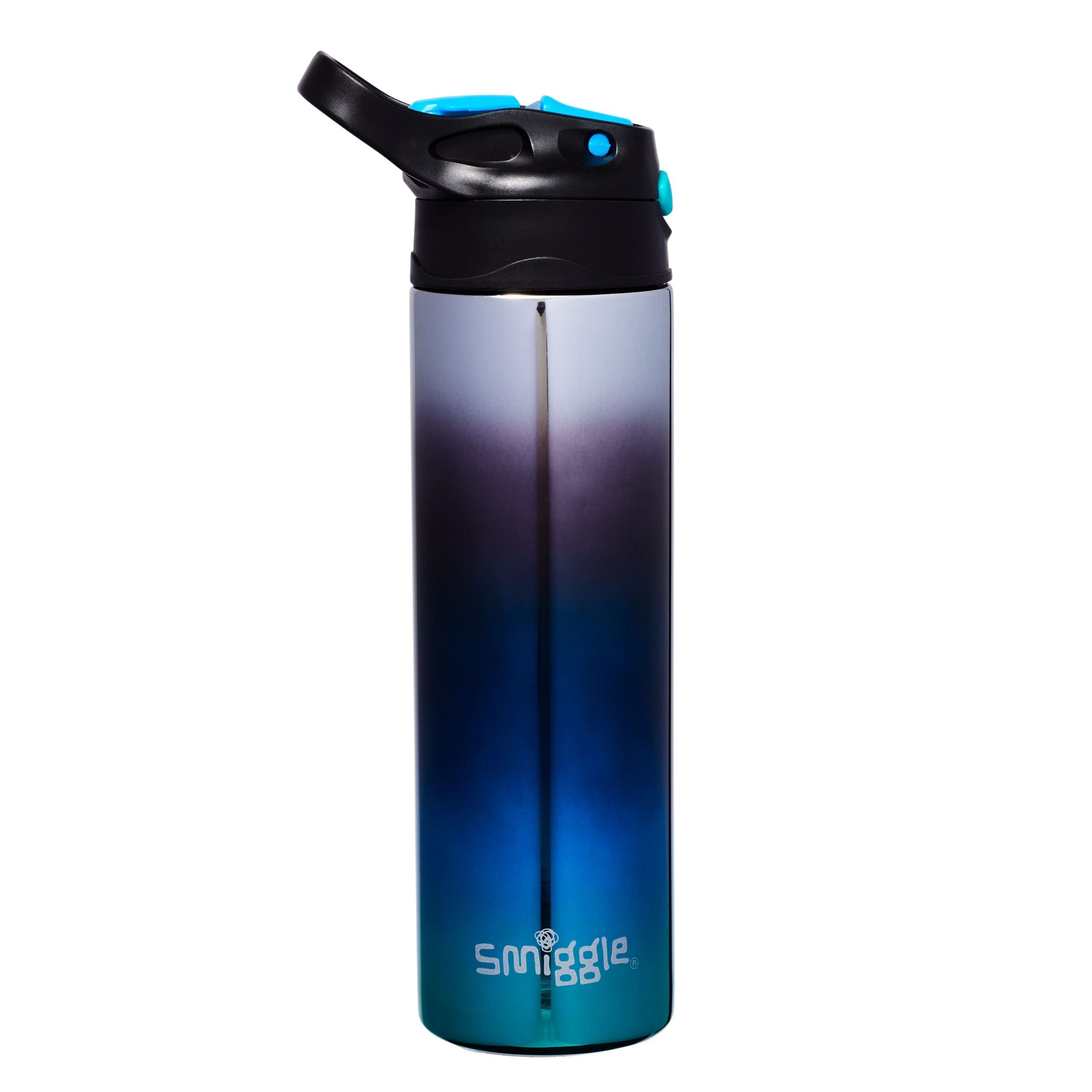 Smiggle - 520ML Paslanmaz Çelik Döner Ağızlı Matara-Dinossi