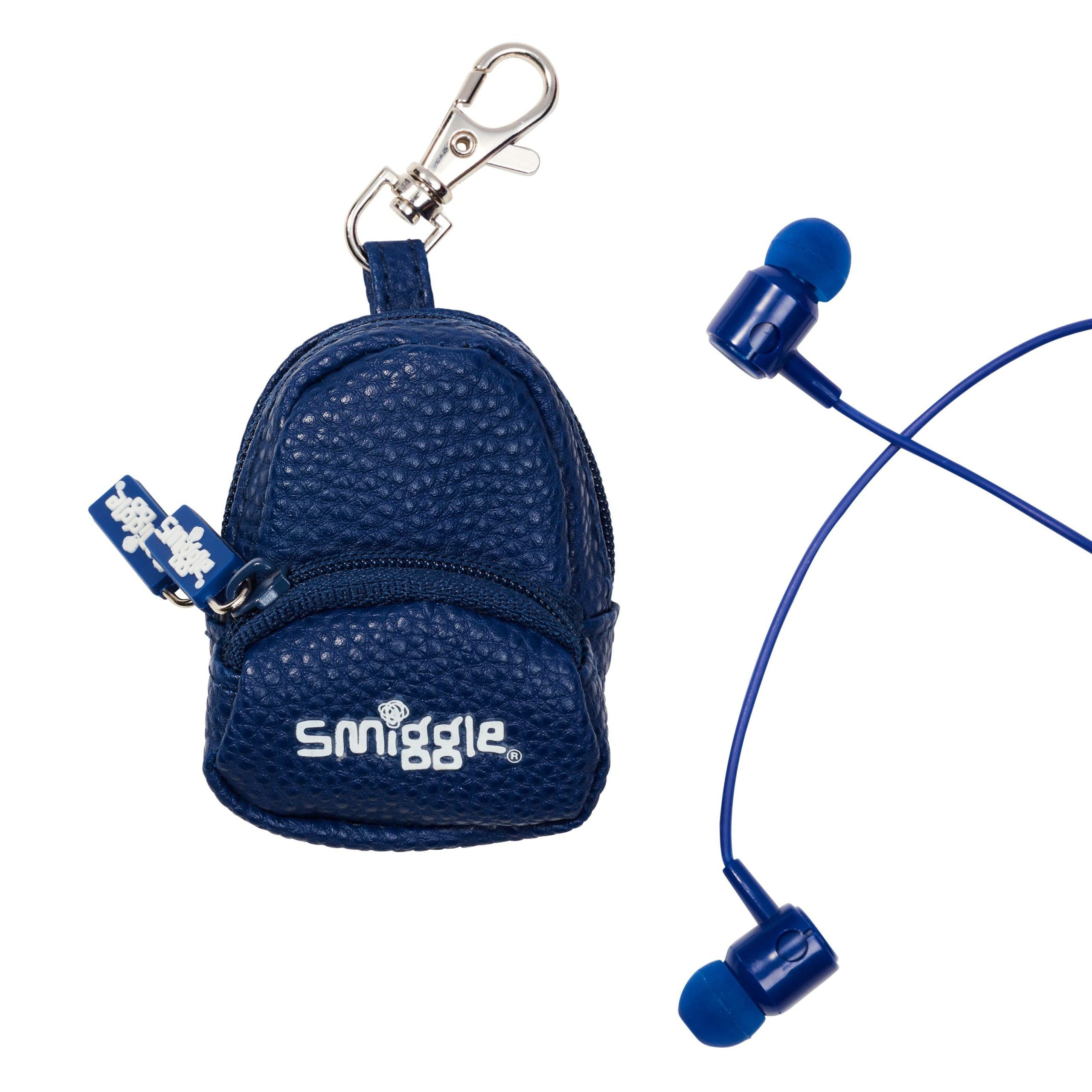 Smiggle - Lacivert Kulakiçi Kulaklık ve Mini Çantası-Dinossi