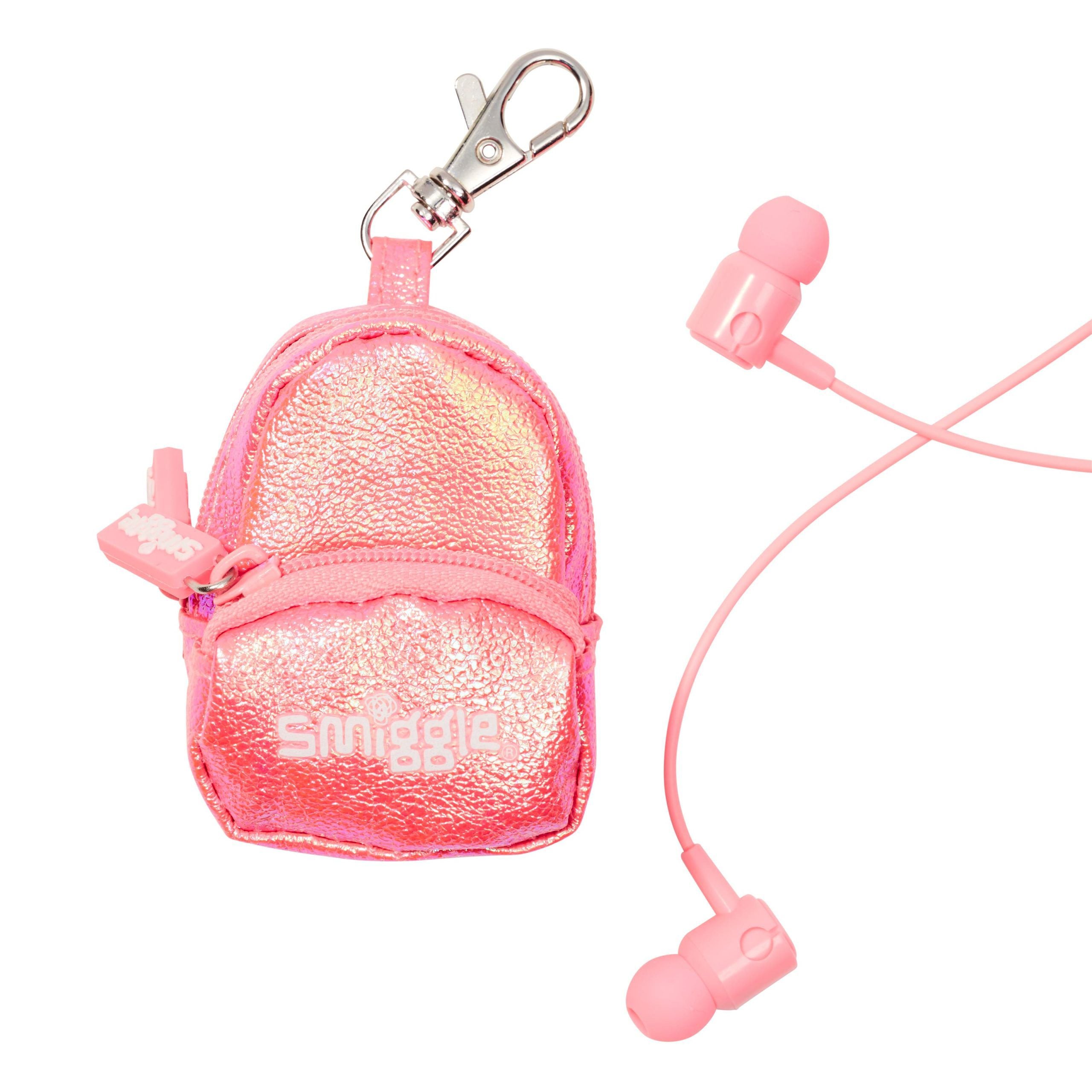 Smiggle - Pembe Bozuk Mini Para Çantası-Dinossi