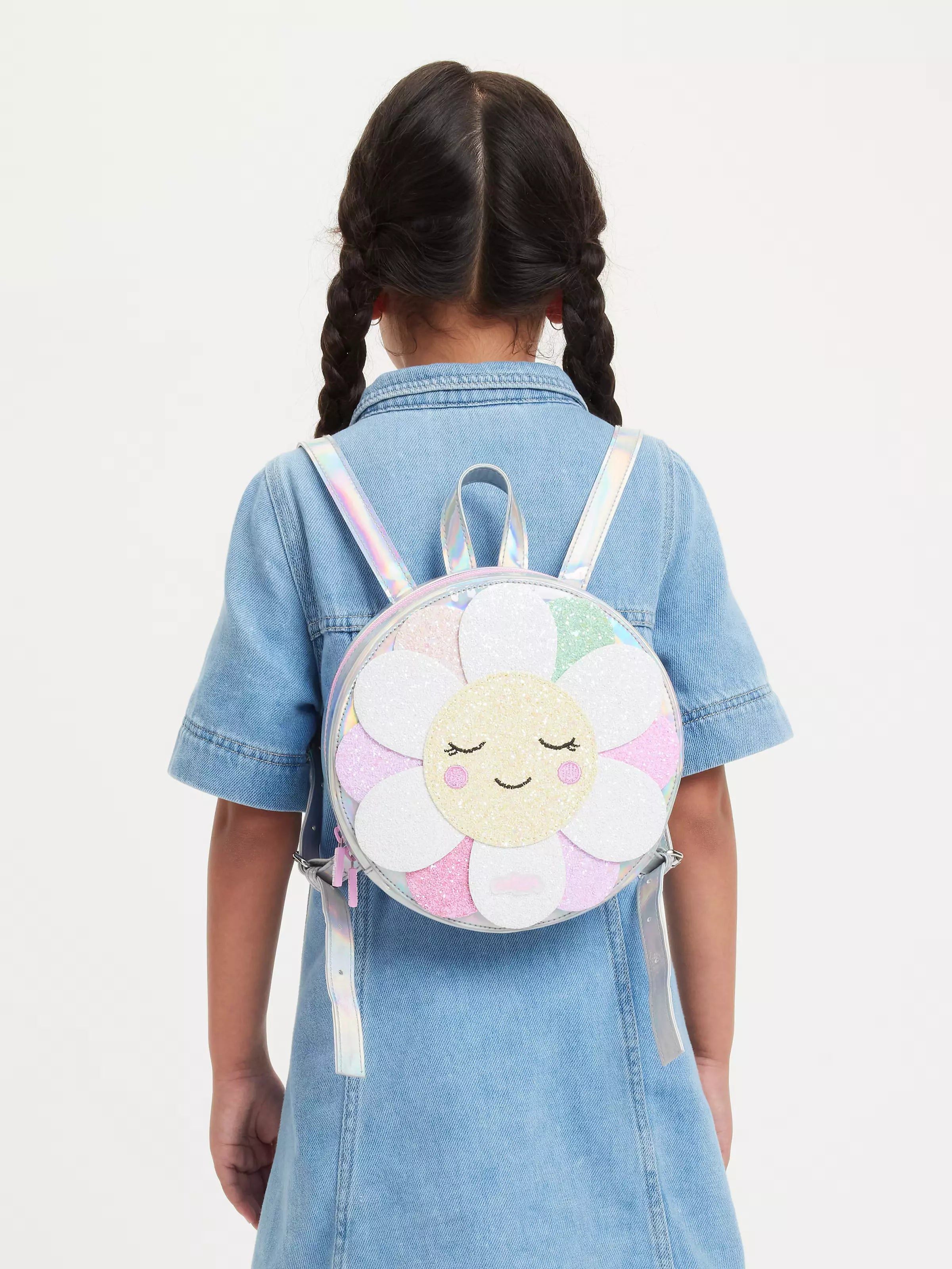 Smiggle - Çiçekli Haftasonu Sırt Çantası-Dinossi