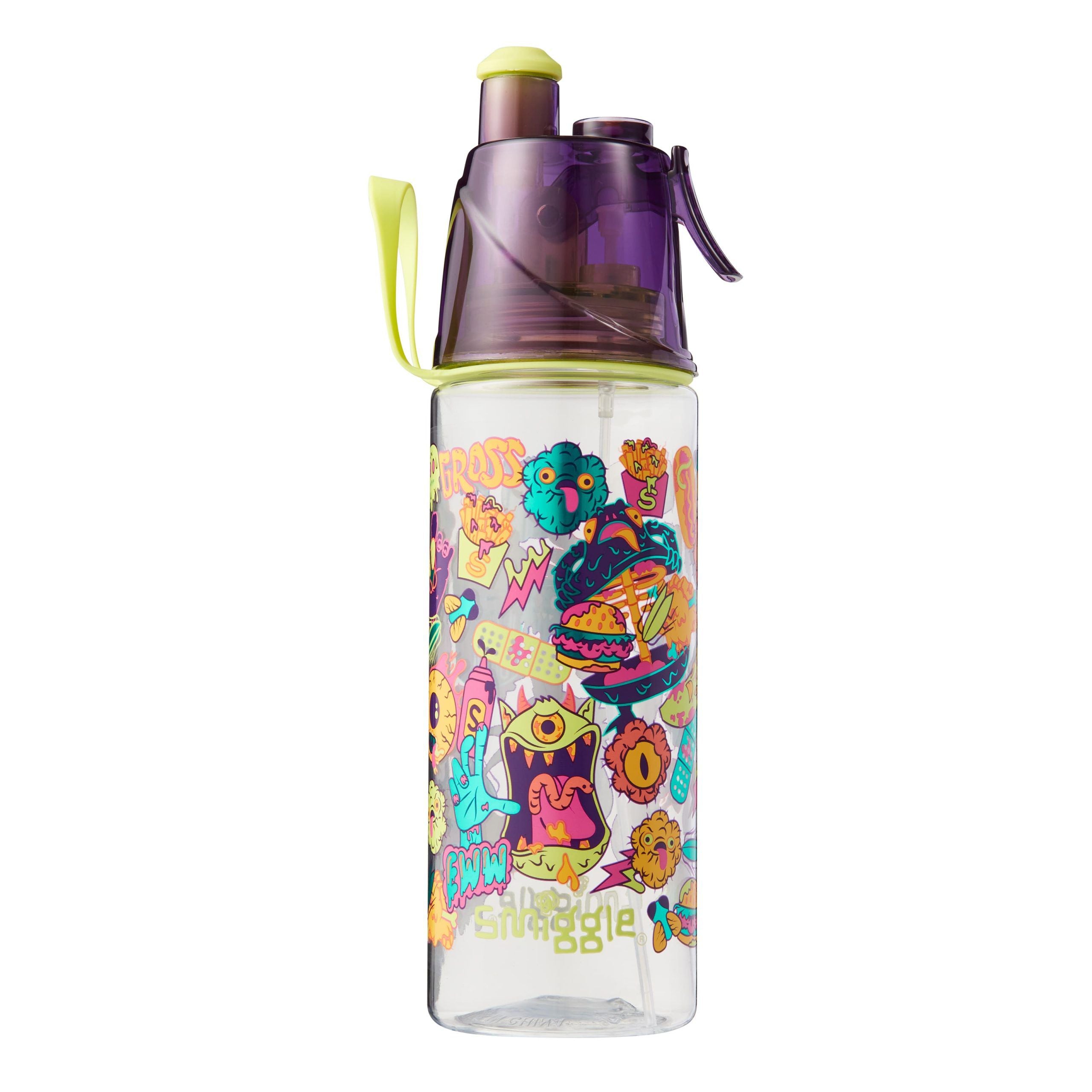 Smiggle - Ziggy Spritz Su Püskürtmeli 560ML BPAsız Otomatik Suluk-Dinossi