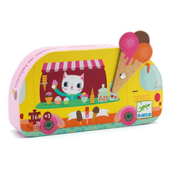 Djeco - Ice Cream Truck Puzzle - 16 Pieces