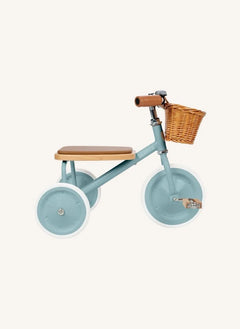 Banwood - Metal and Wooden Tricycle | Teal Blue
