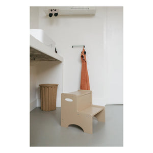 Nofred - Wooden Step Stool | Beige