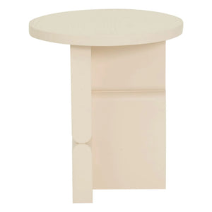 Nobodinoz - Apricot Painted Wooden Side Table | Ivory