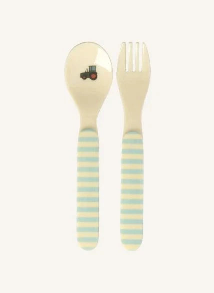 Rice - ABC Melamine Dinner Set | Light Blue