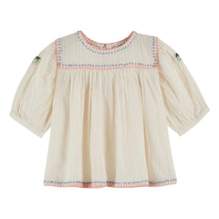 Emile et Ida - Embroidered Blouse | Cream