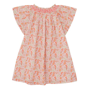 Bonton - Noisette Fleurie Smocked Dress | Pink