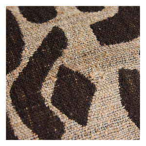 HKliving - Wool and silk cushion | Brown
