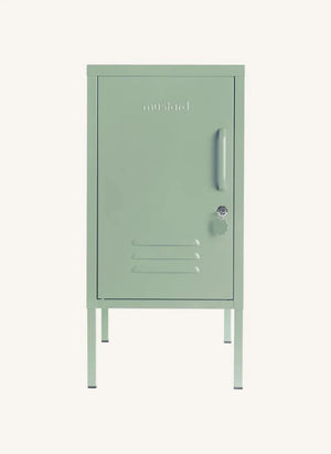 Mustard Made - Short Metal Nightstand | Sage