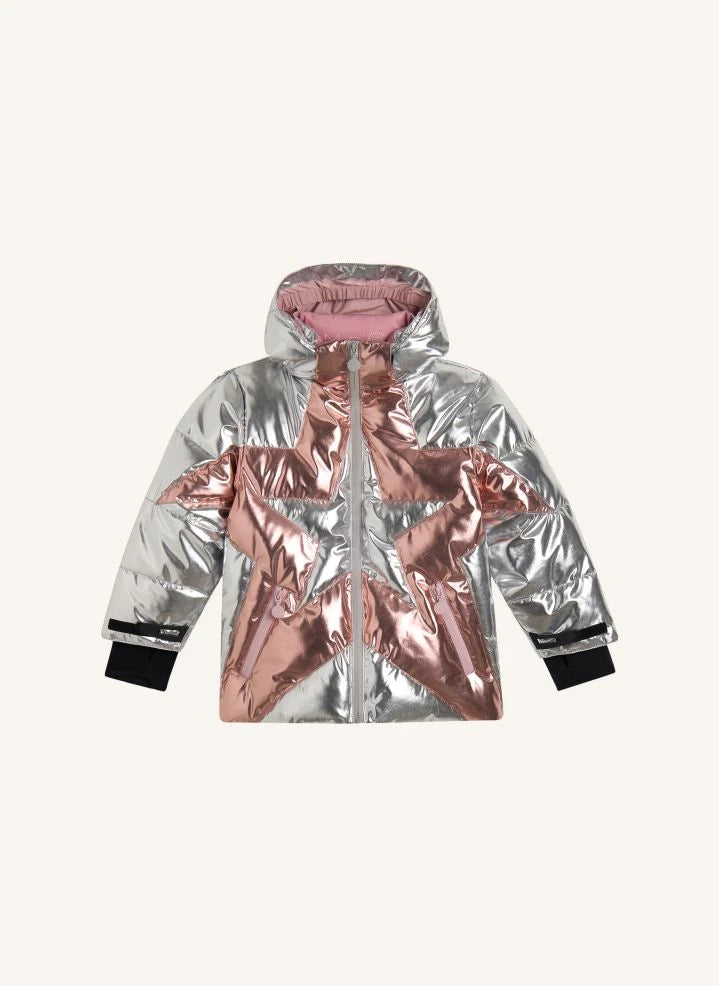 Stella McCartney Kids - Etoile Ski Jacket | Silver