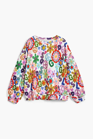 Desigual Çocuk Pamuklu Sweatshirt