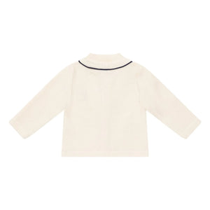 Donsje - Senn Waffle Cardigan | Ivory