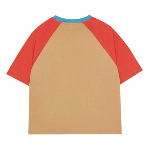 The Campamento - Oversized Color Block T-Shirt | Camel