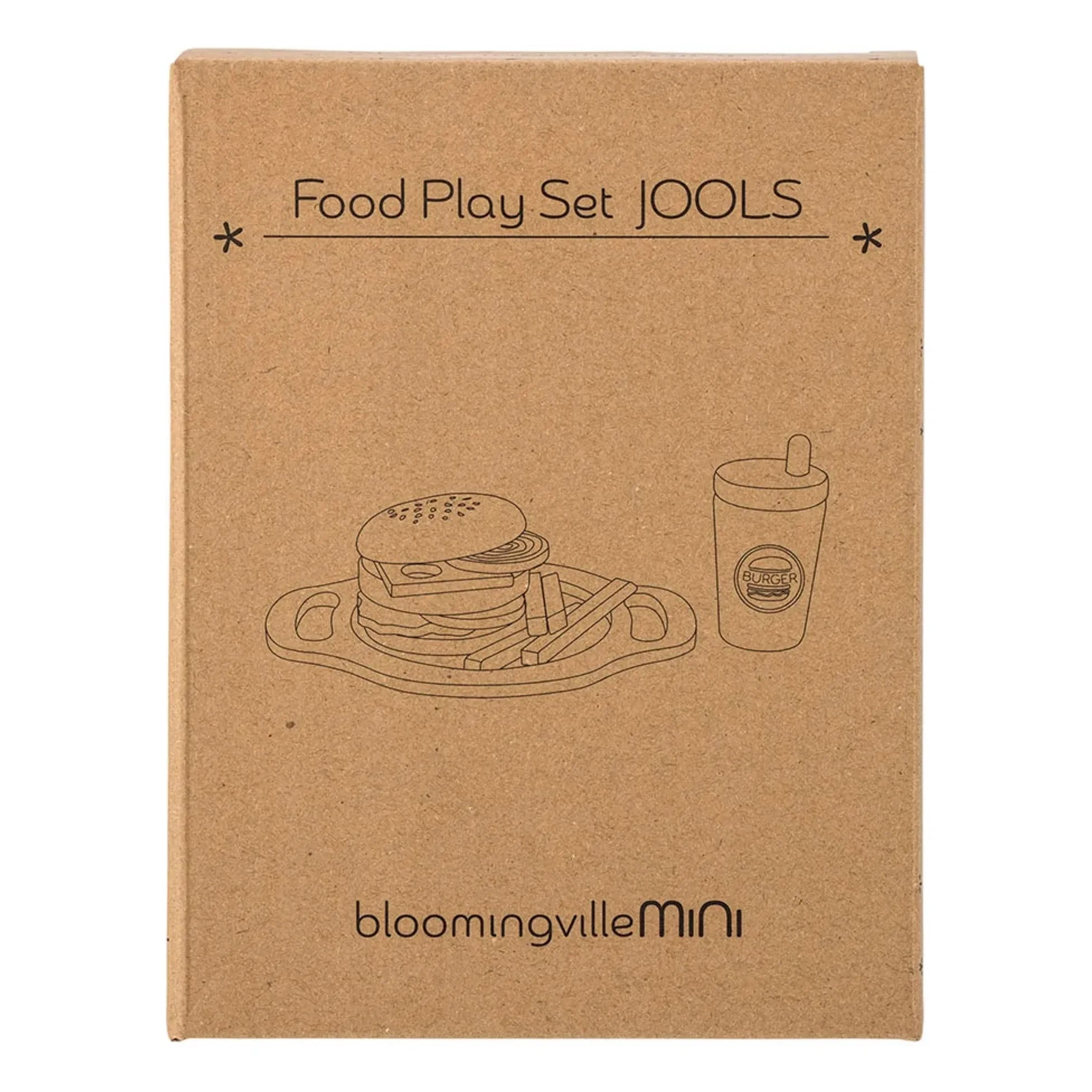 Bloomingville Mini - Jools Burger Set | Red
