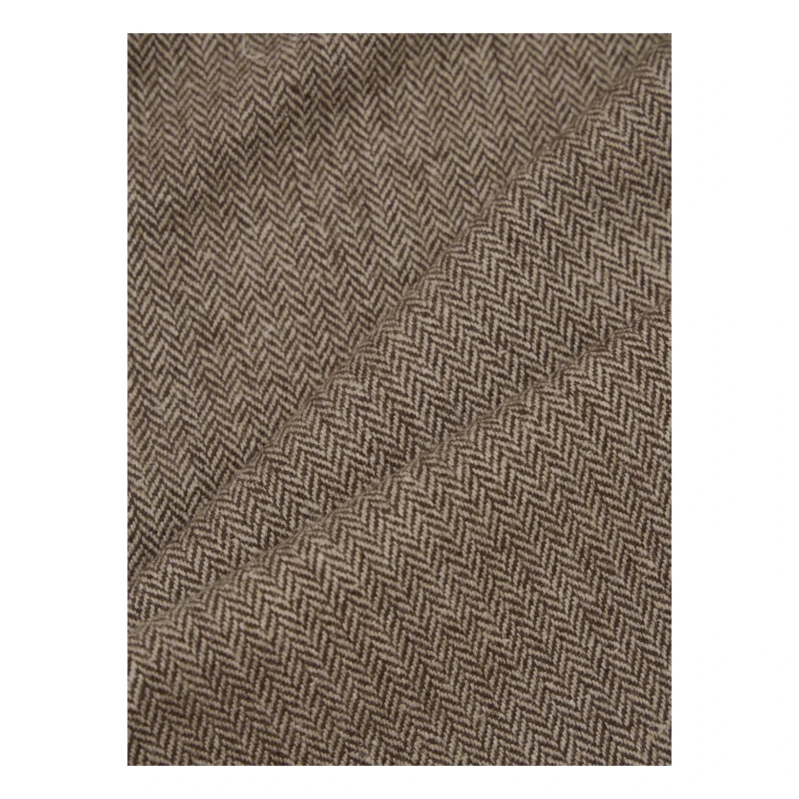 Universal Works - Pileli Yün Pantolon | Taupe Kahverengi