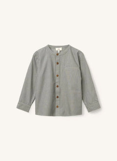 Copenhagen Colors - Organic Cotton Checked Shirt | Gray