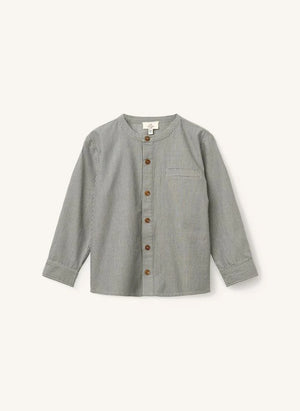 Copenhagen Colors - Organic Cotton Checked Shirt | Gray