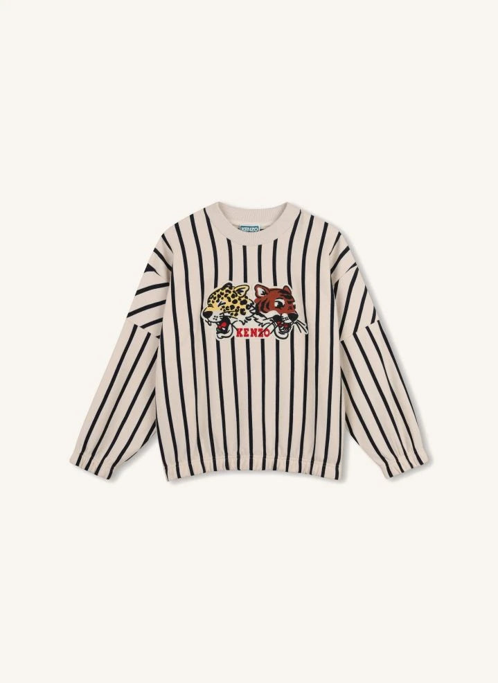 Kenzo - Kenzo Tigres Striped Sweater | White