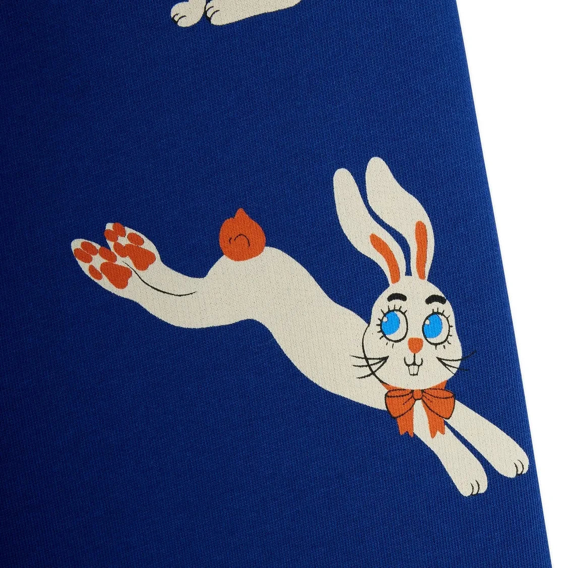 Mini Rodini - Rabbit Joggers Organic Cotton | Blue