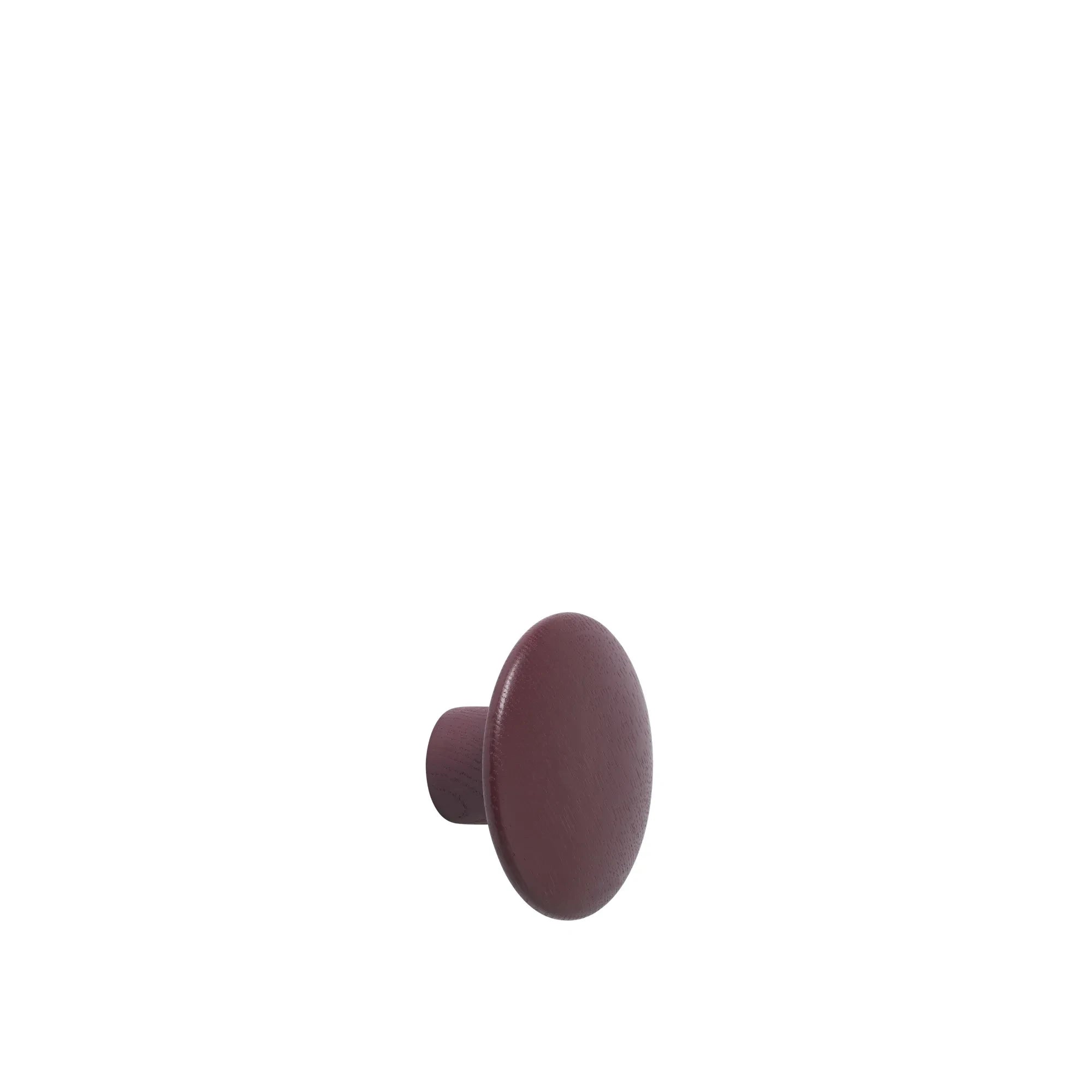 Muuto - The Dots Ashwood Hook | Burgundy