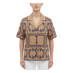 Hod - Claudel Cotton Shirt | Royal Blue