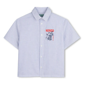 Kenzo - Kenzo Garden Striped Oxford Shirt | Light Blue