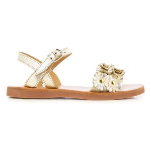 Pom d'Api - Plagette Multi Flo sandaletler | Altın