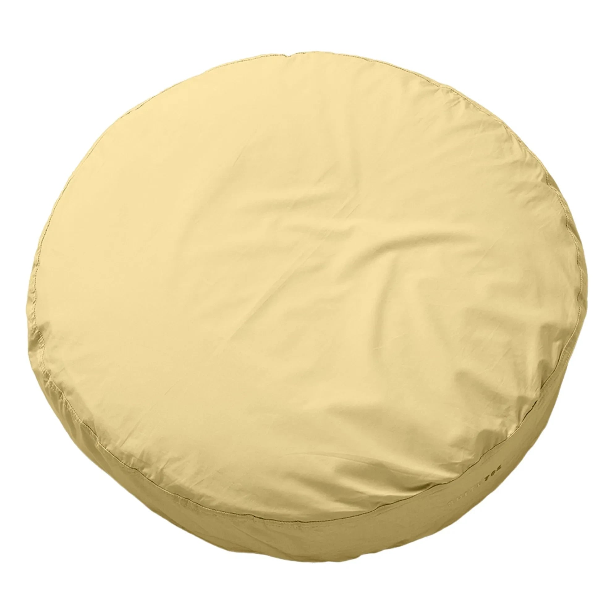 Suite 702 - Organic Percale Bigdot Round Pillow - Butter Yellow | Yellow