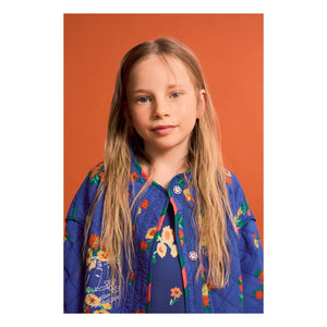 Maison Mangostan - Floral Pattern Dress | Blue