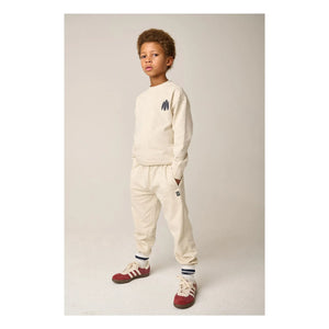 Tumble N'Dry - Oversized Seashore Organic Cotton Sweatshirt | Heather White