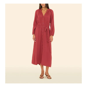 Xirena - Andrea Cotton Gingham Dress | Red
