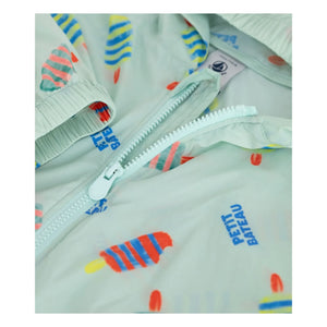 Petit Bateau - Çiçek Desenli Rüzgarlık | Beyaz
