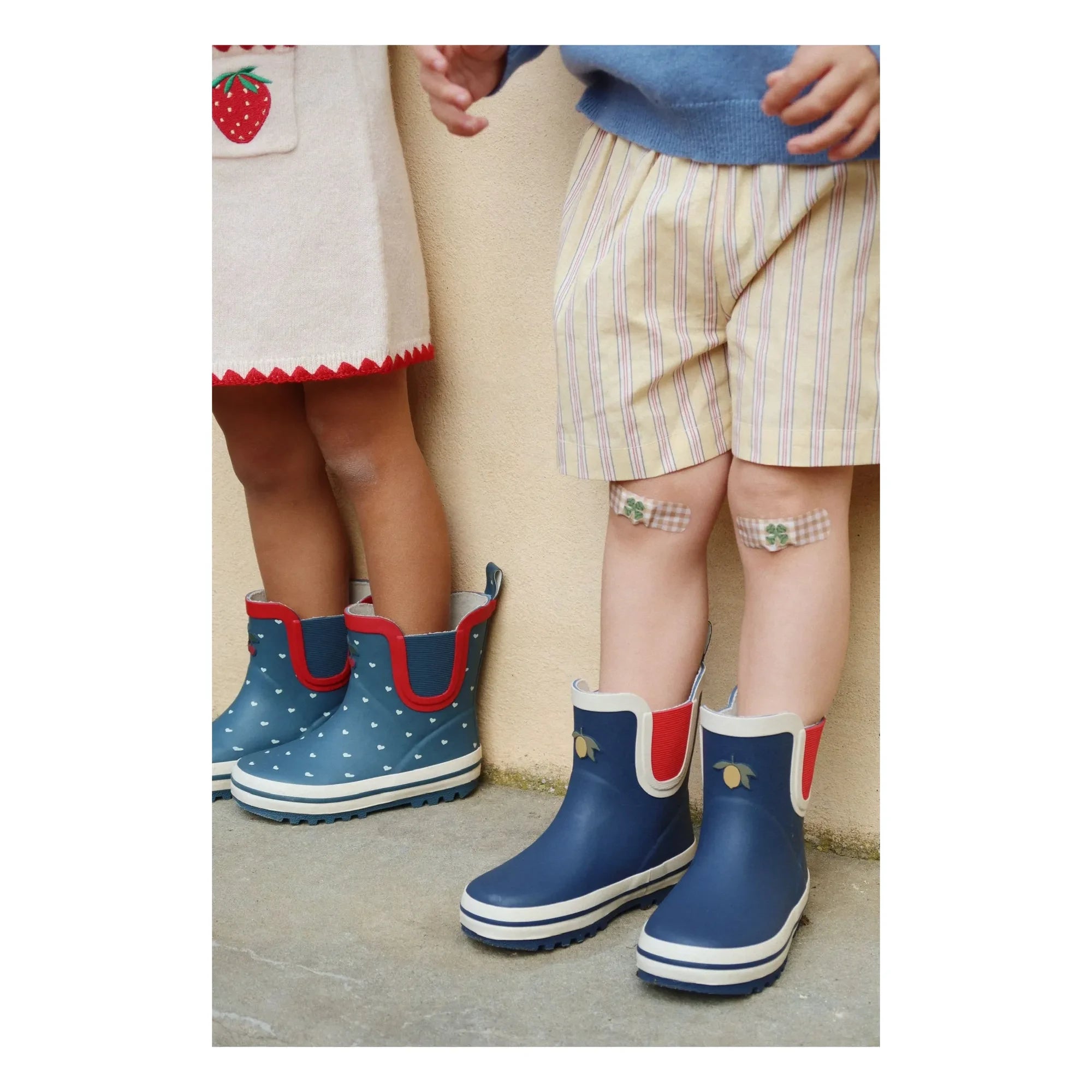 Konges Sløjd - King Hearts Rain Boots | Dark Blue