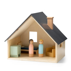 Sebra - Wooden Dollhouse and Accessories