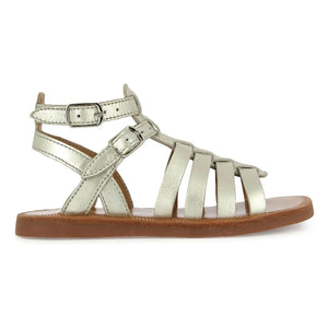 Pom d'Api - Plagette Gladiator Sandaletler | Gümüş