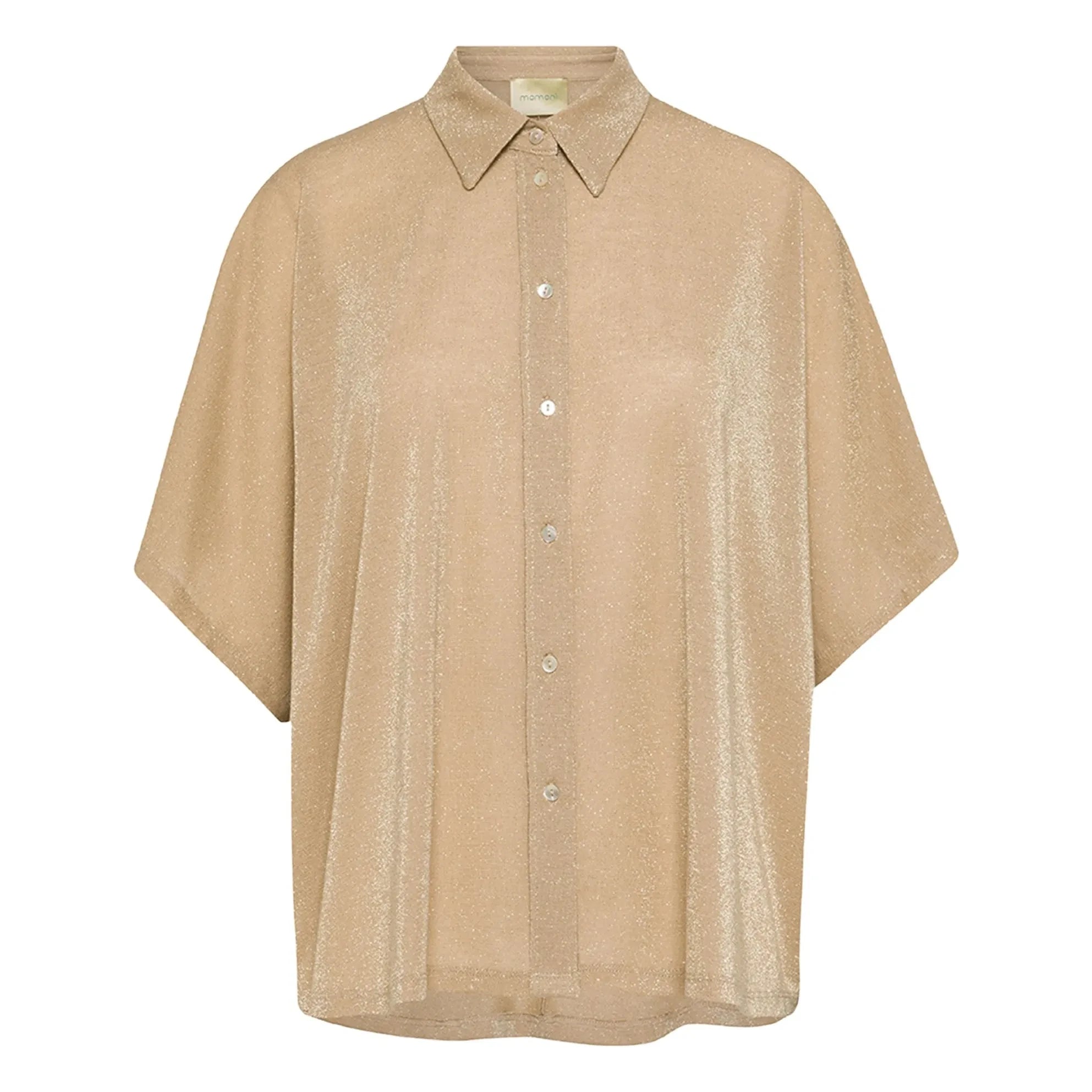 Momoni - Brooklyn Metallic Shirt | Gold