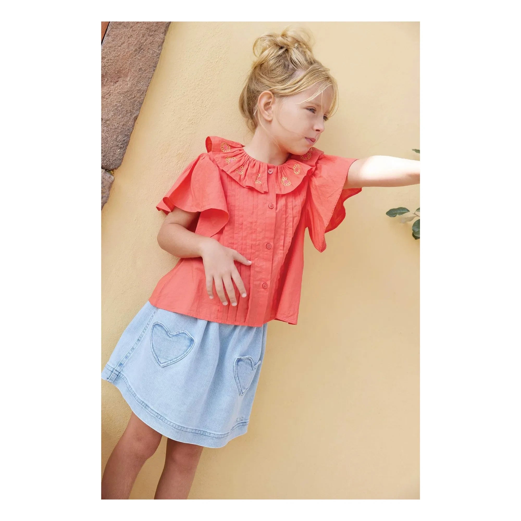 Bonton - Douchka Denim Skirt | Light Blue