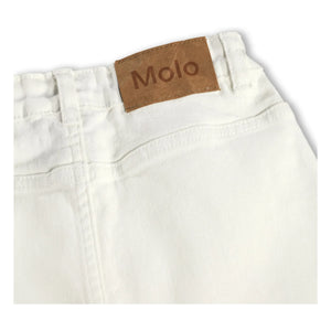 Molo - Denim Bera Skirt | White