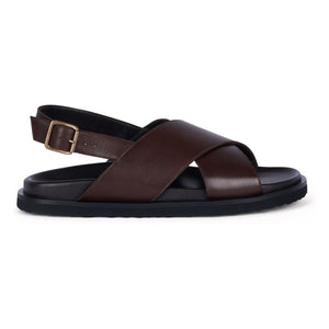 Anthology Paris - Yoko Oxford Sandals | Chocolate