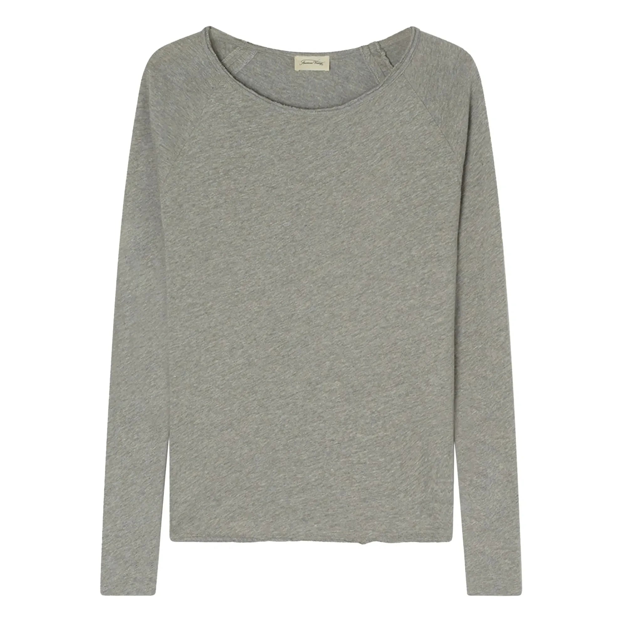 American Vintage - Long Sleeve Boat Neck T-Shirt Sonoma | Heather Gray