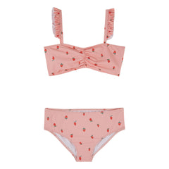 Emile et Ida - Strawberry Band Swimsuit | Pink