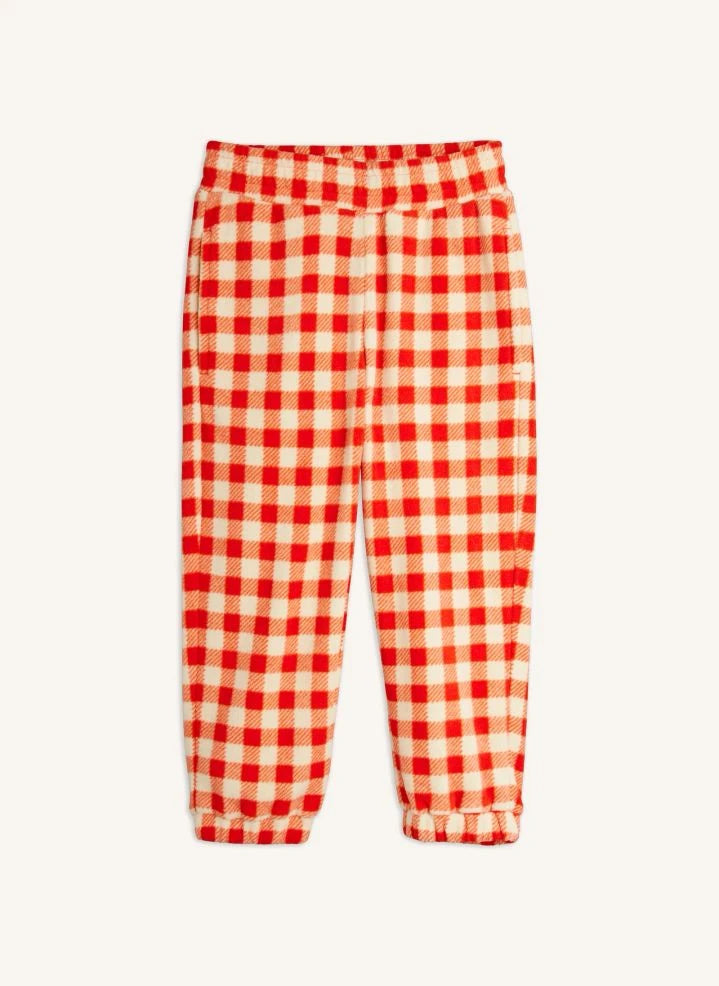 Mini Rodini - Jogger Gingham | Red
