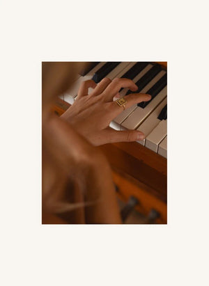 Louise Damas - Large Jo yüzük | Altın