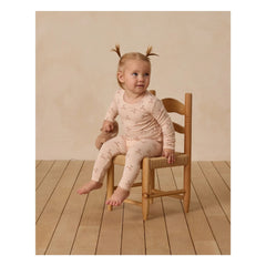 Quincy Mae - Rennes Pajama Set | Coral