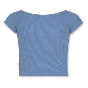 AO76 - Banu Recycled Cotton Short T-Shirt | Blue