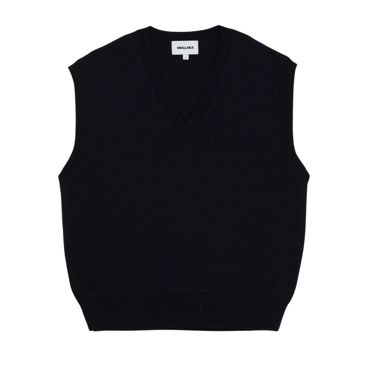 Smallable Woman - Elina Sleeveless Merino Wool Sweater | Navy